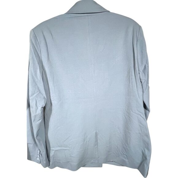 WeWoreWhat Blue Oversized Blazer with Notched Lapels Size Large NWT MSRP $168 - Picture 16 of 16